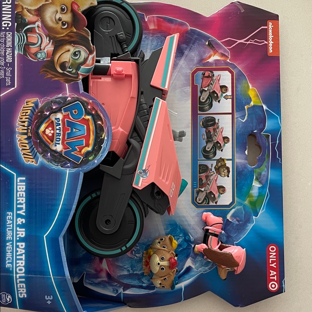 Paw Patrol Liberty & JR Patrollers Pink Vehicle